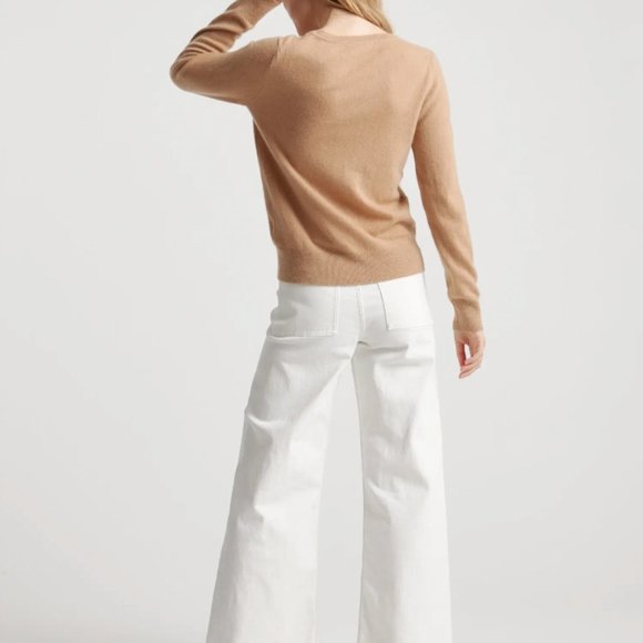 Quince Mongolian Cashmere V-Neck Sweater - Picture 4 of 10